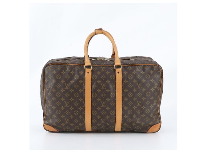 Borsa Boston Louis Vuitton Monogram Sirius 50 Marrone - vista 3