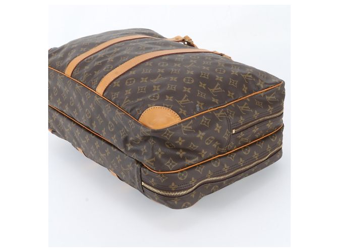 Borsa Boston Louis Vuitton Monogram Sirius 50 Marrone - vista 4