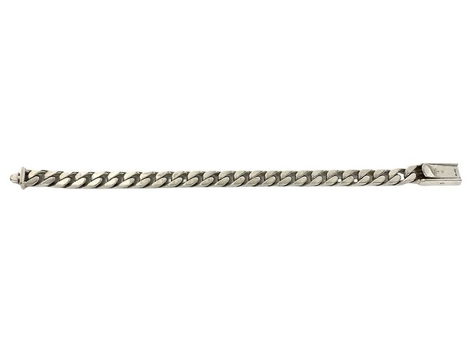 Bracciale a catena Cuban Link Vintage GUCCI Argento - vista 6
