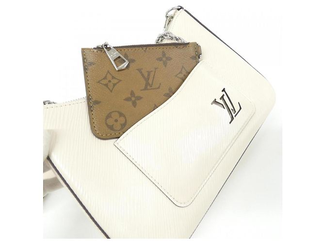Borsa a tracolla Louis Vuitton Epi Marelle M80688 Beige - vista 4