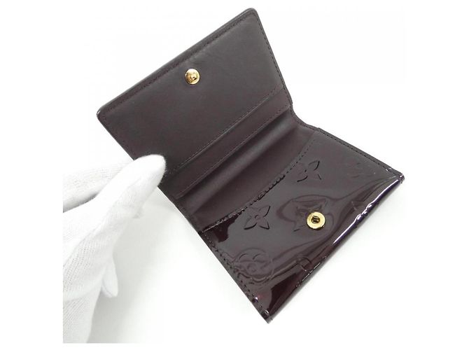 Monedero Louis Vuitton Vernis Ludlow Burdeos - vista 4