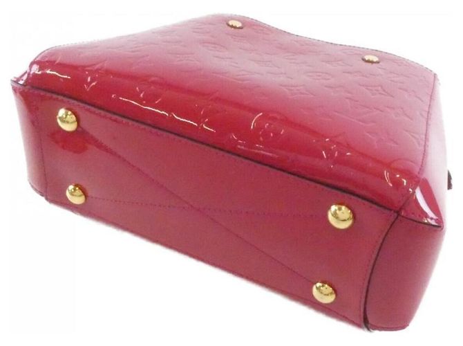 Borsa Louis Vuitton Vernis Montaigne BB Rosa - vista 2