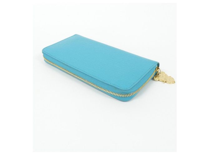 Cartera Louis Vuitton Epi Zippy Azul - vista 3