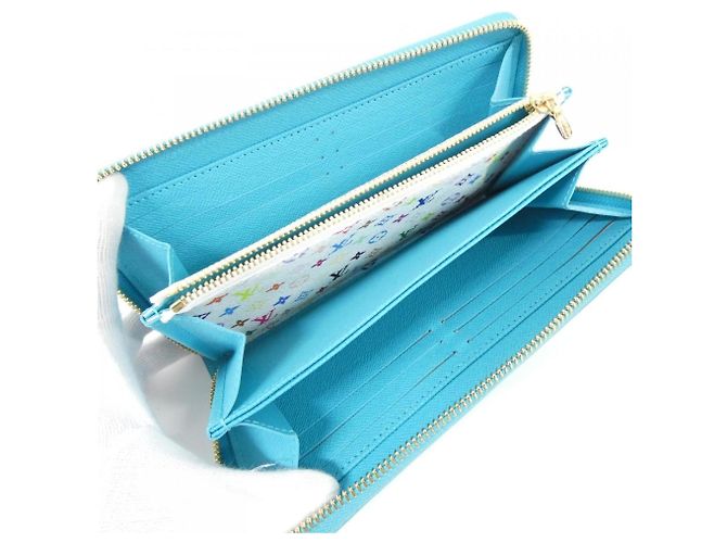 Cartera Louis Vuitton Epi Zippy Azul - vista 6