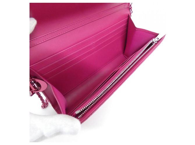 Portafoglio a catena/spalla Christian Dior Lady S0646B Rosa - vista 9