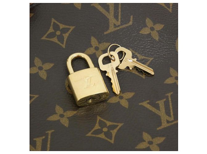 Borsa Louis Vuitton Monogram Petit Palais PM Marrone - vista 4