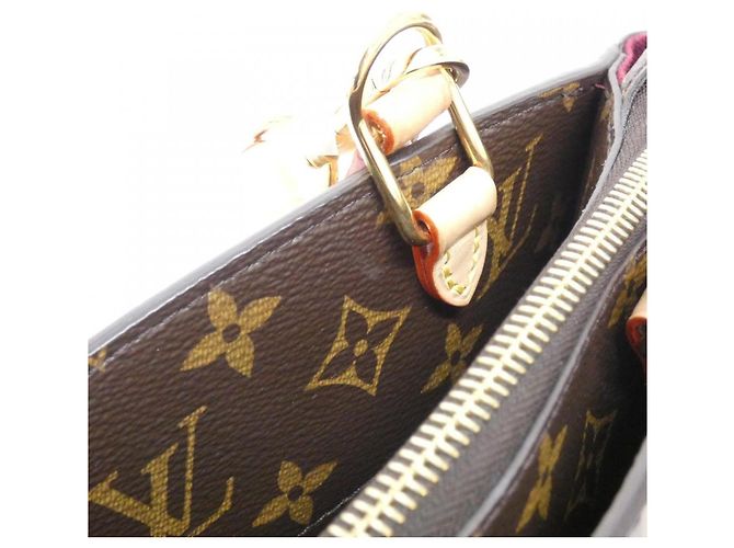 Borsa Louis Vuitton Monogram Petit Palais PM Marrone - vista 7