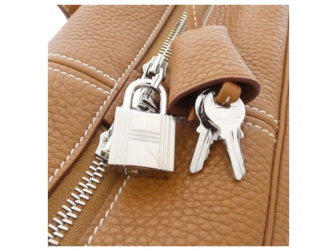 Hermès Hermes Victoria II Fourre-Tout Boston Bag Marrone - vista 6