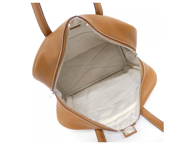 Hermès Hermes Victoria II Fourre-Tout Boston Bag Marrone - vista 8