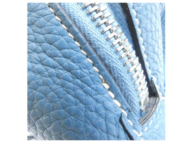 Hermès Hermes Victoria II Fourre-Tout Boston Bag Blu - vista 4