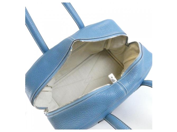 Hermès Hermes Victoria II Fourre-Tout Boston Bag Blu - vista 7