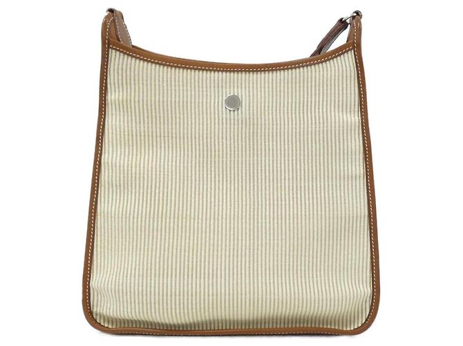 Hermès Borsa a tracolla Hermes Vespa PM Marrone Rosso - vista 2