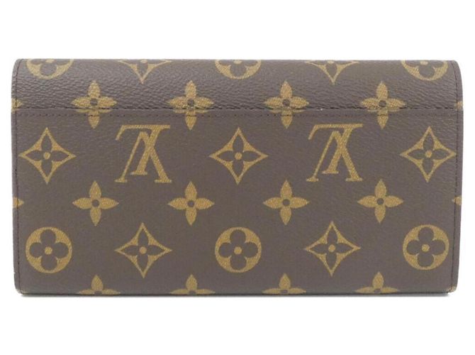 Louis Vuitton Monogram Portefeuille Sarah M60531 Wallet Castaño - vista 2