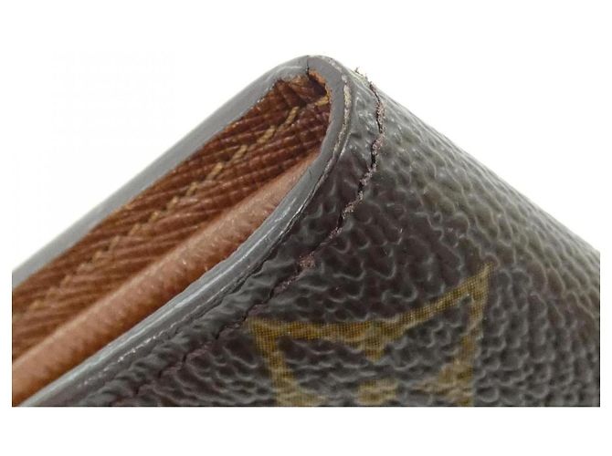 Louis Vuitton Monogram Portefeuille Sarah M61734 Wallet Marrone - vista 3