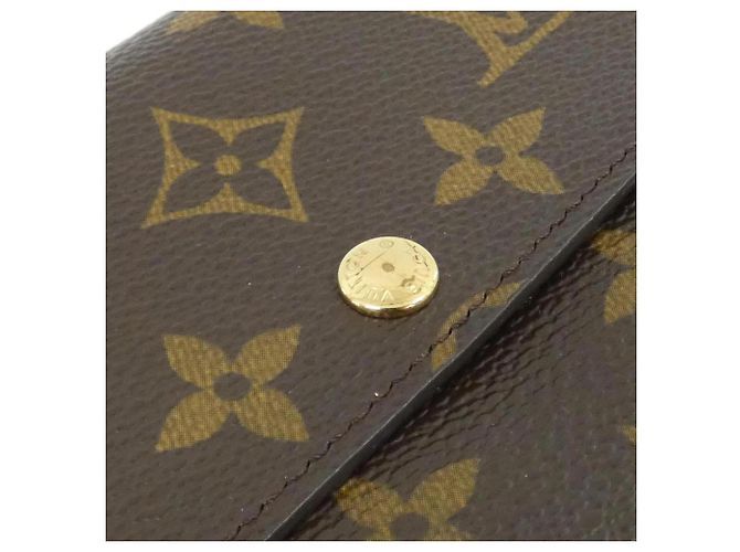 Louis Vuitton Monogram Portefeuille Sarah M61734 Wallet Marrone - vista 4