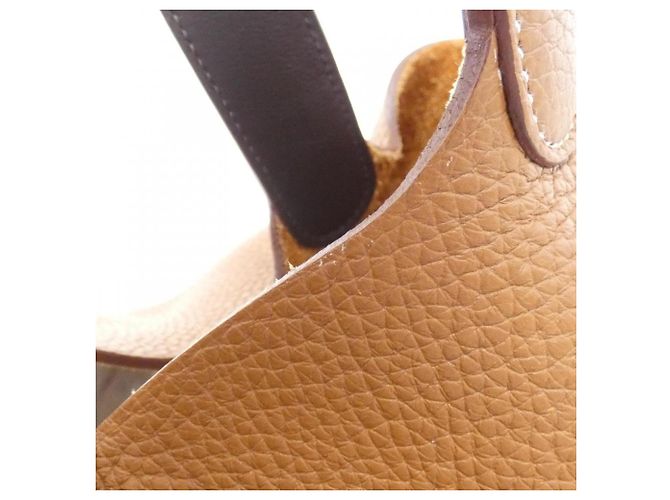Hermès Hermes Picotin Lock Eclat MM Handtasche Braun - Ansicht 3