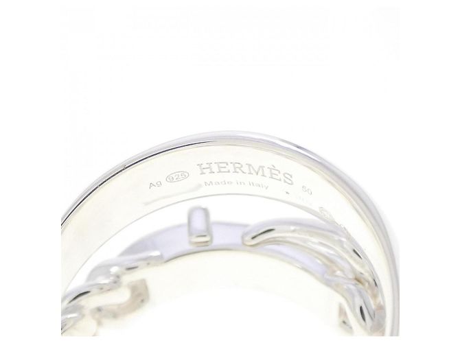 Hermès Boucles Sellier Inflexible Ring Silber - Ansicht 4