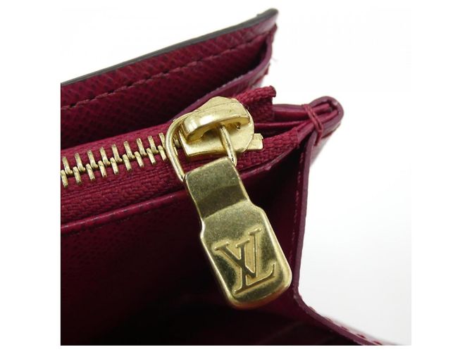 Louis Vuitton Monogram Portefeuille Sarah Wallet Marrone Fuschia - vista 10