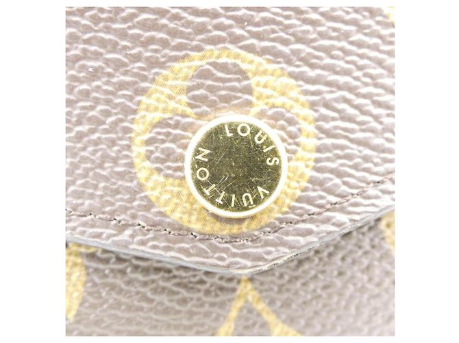Louis Vuitton Monogram Portefeuille Sarah Wallet Marrone Fuschia - vista 3