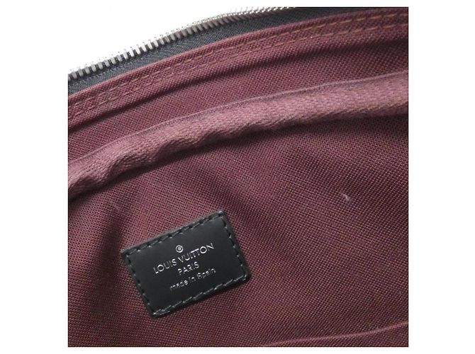 Louis Vuitton Monogram Macassar Porte Documents Voyage PM Handbag Marrone - vista 8