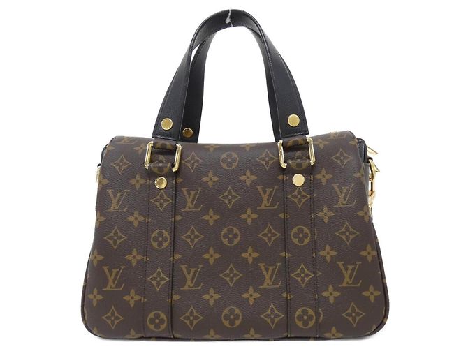 Borsa Louis Vuitton Monogram Manhattan Marrone - vista 2