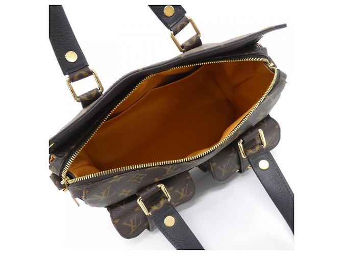 Borsa Louis Vuitton Monogram Manhattan Marrone - vista 6
