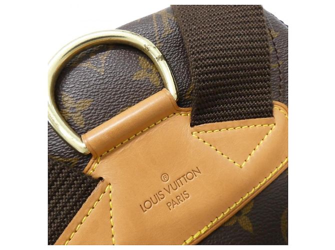 Zaino Louis Vuitton Monogram Montsouris GM Marrone - vista 4