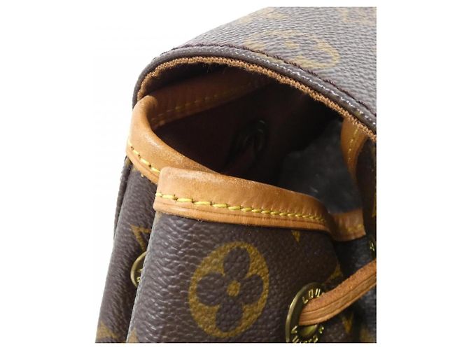 Zaino Louis Vuitton Monogram Montsouris GM Marrone - vista 5