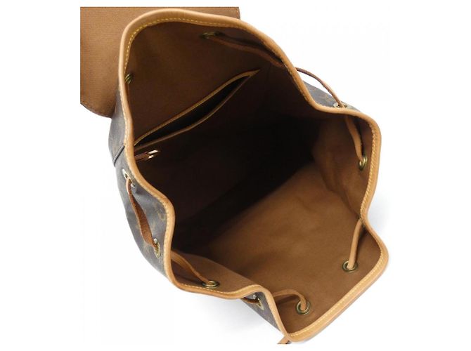 Zaino Louis Vuitton Monogram Montsouris GM Marrone - vista 9
