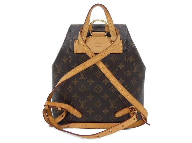 Zaino Louis Vuitton Monogram Montsouris M43431 Marrone - vista 2