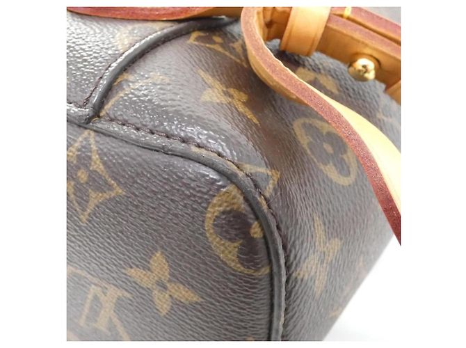 Zaino Louis Vuitton Monogram Montsouris M43431 Marrone - vista 3