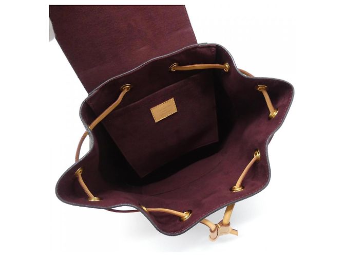 Zaino Louis Vuitton Monogram Montsouris M43431 Marrone - vista 9