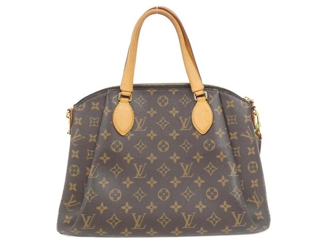 Borsa Louis Vuitton Monogram Rivoli MM Marrone - vista 2