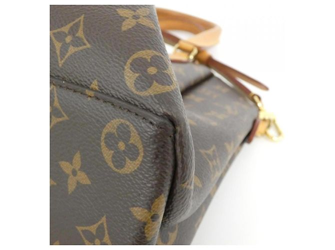 Borsa Louis Vuitton Monogram Rivoli MM Marrone - vista 3
