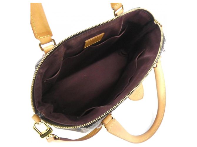Borsa Louis Vuitton Monogram Rivoli MM Marrone - vista 9