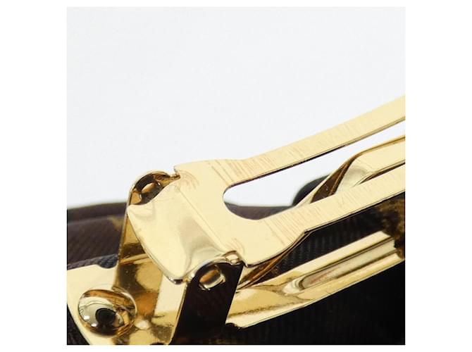 Fermi capelli Louis Vuitton Monogram Leopard Marrone - vista 3