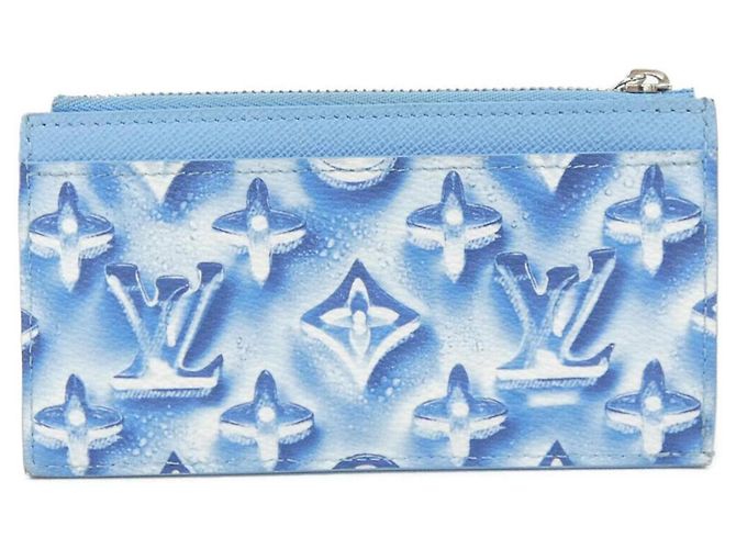 Louis Vuitton Monogram Ice Cube Coin and Card Case Blu - vista 2