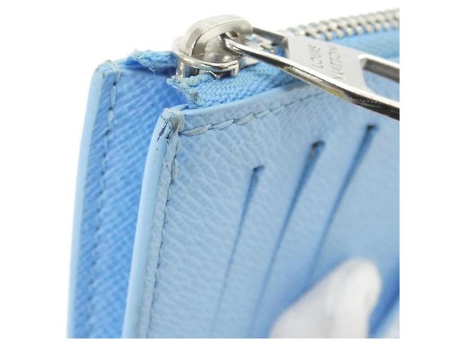 Louis Vuitton Monogram Ice Cube Coin and Card Case Blu - vista 7