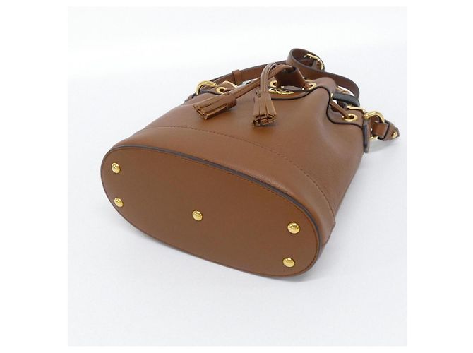 Borsa a mano Gucci DIANA in pelle marrone - vista 3