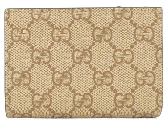 Cartera bi-fold Gucci GG Marmont Castaño Arena - vista 2