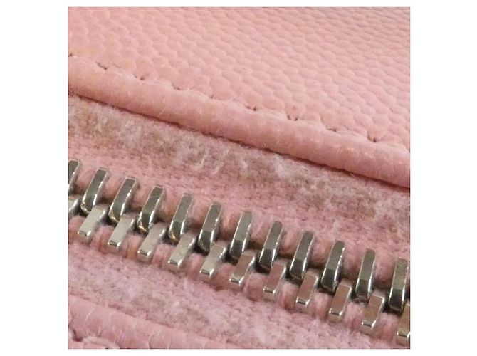 Borsa Chanel 93343 Rosa e Bianca in Pelle di Vitello Bianco - vista 5