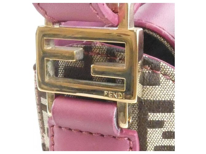 Borsa a tracolla Fendi 8BT175 EY5 Rosa Beige - vista 5