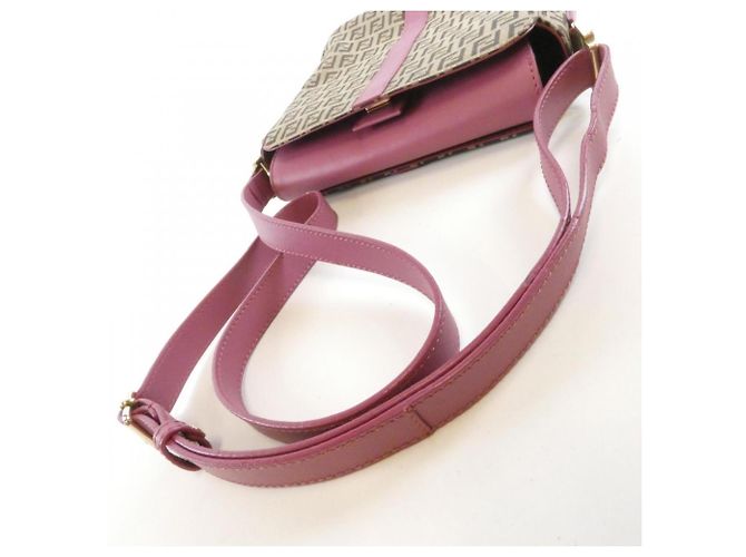 Borsa a tracolla Fendi 8BT175 EY5 Rosa Beige - vista 6