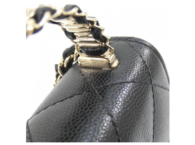 Borsa Chanel AP4982 in pelle di vitello grana nera Nero - vista 6
