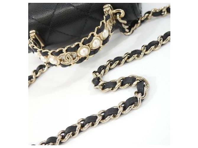 Borsa Chanel AP4982 in pelle di vitello grana nera Nero - vista 7