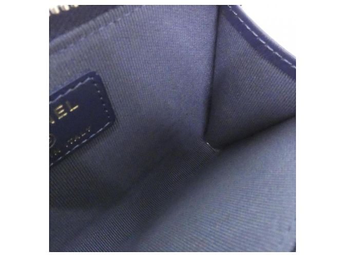 Tarjetero Chanel Timeless Classic Navy Azul marino - vista 7