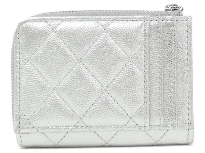 Tarjetero Chanel Timeless Classic Line Plata - vista 2