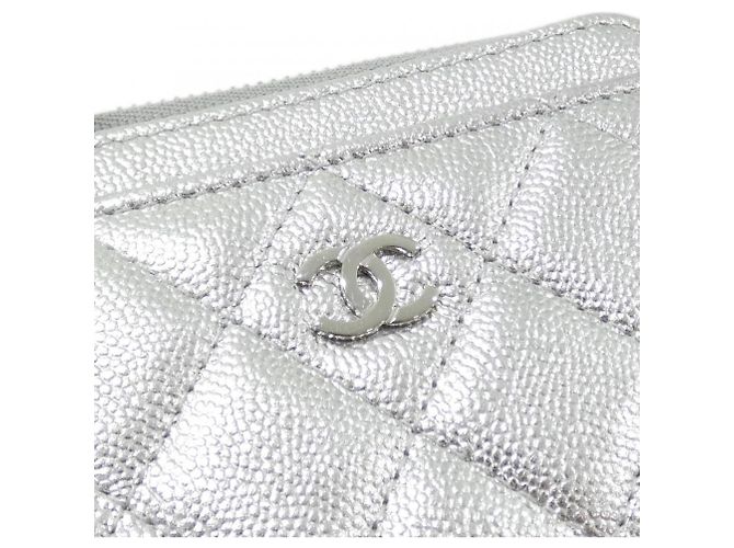 Tarjetero Chanel Timeless Classic Line Plata - vista 4