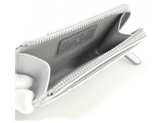 Tarjetero Chanel Timeless Classic Line Plata - vista 5