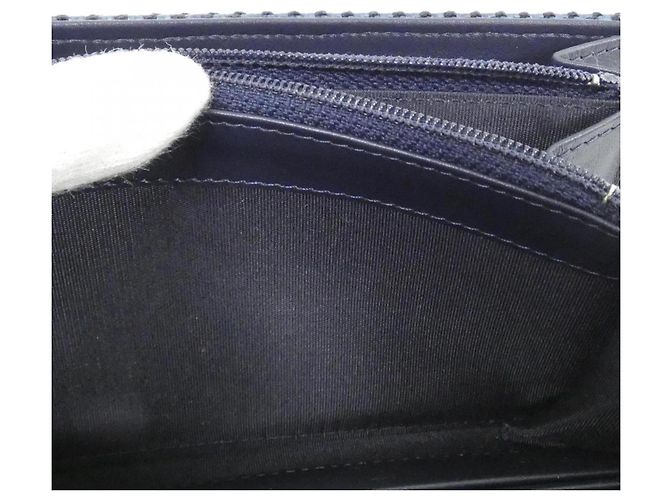 Cartera larga Chanel Deauville Line 81976 Azul marino - vista 10